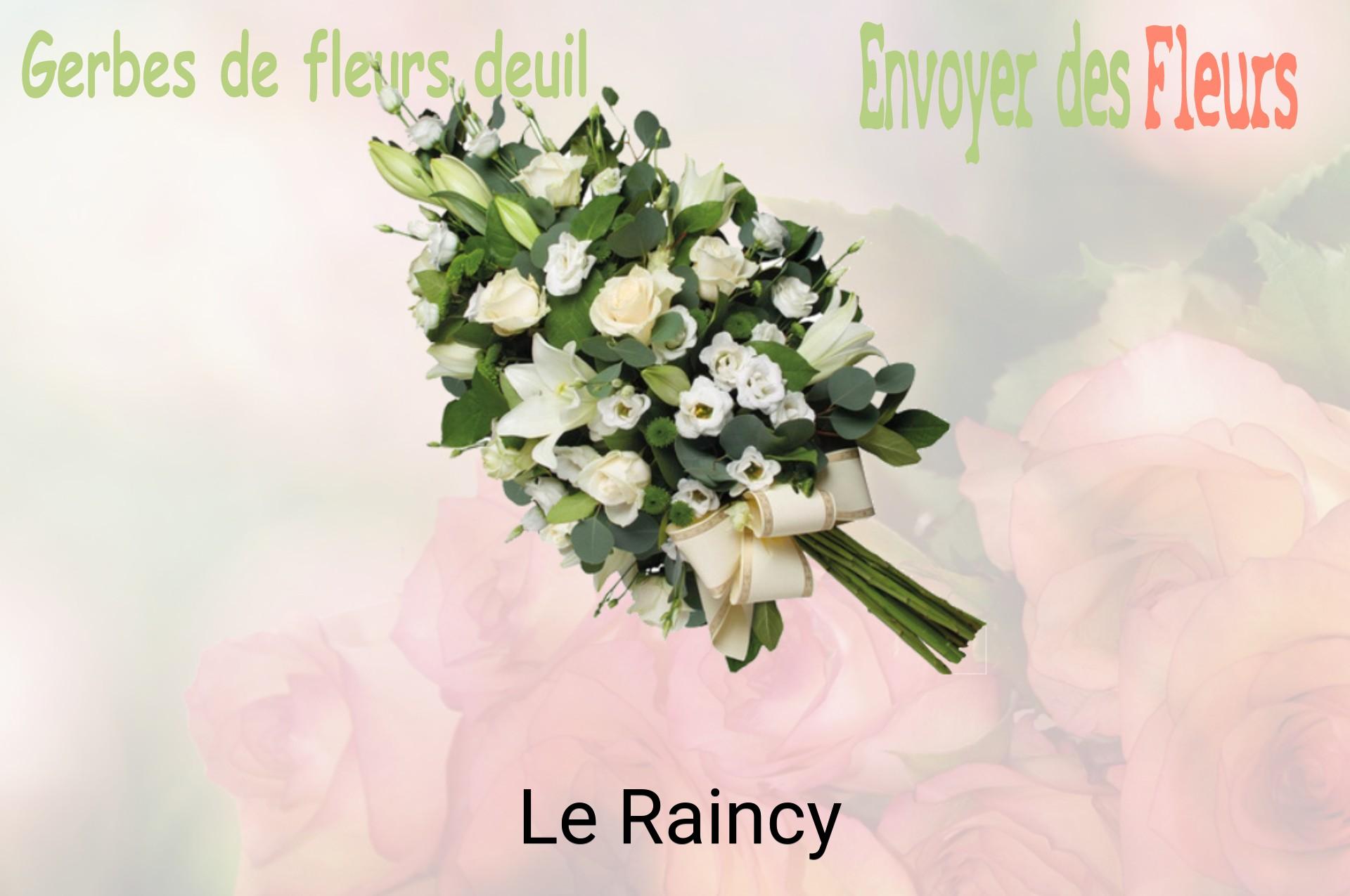 Gerbe de fleurs de deuil livrée à Le Raincy